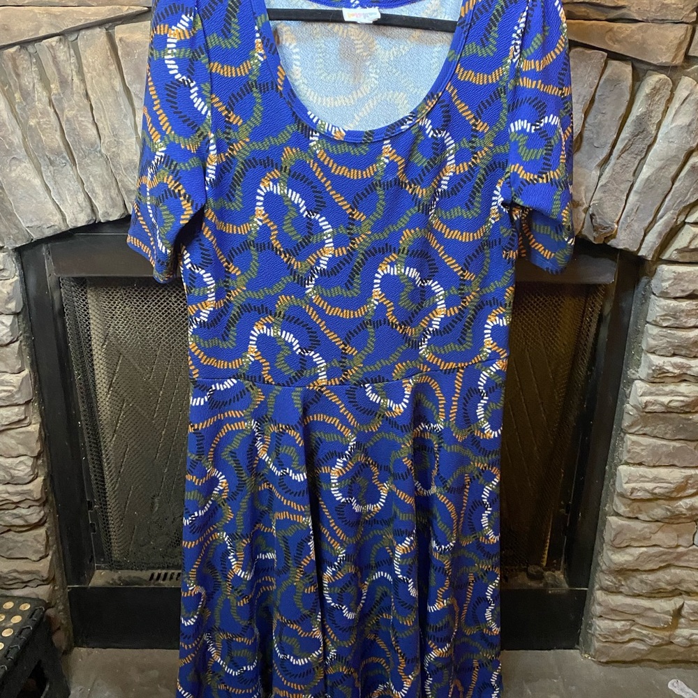 Blue 2XL Nicole Lularoe
